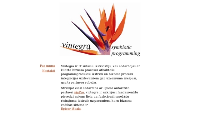 Vintegra, SIA